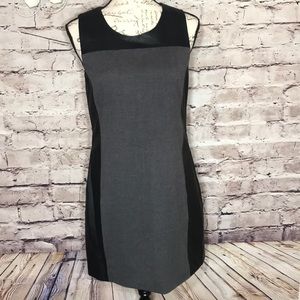 Olive & Oak vegan leather accent dress